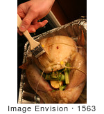 #1563 Buttering A Turkey