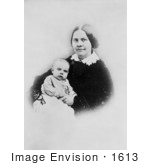 #1613 Photograph Of Lucy Stone With Daughter Alice Stone Blackwell