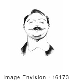 #16173 Picture Of A Caricature Drawing Of Rooper Hughes