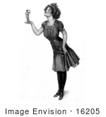 #16205 Picture Of A Woman Holding A Tiny Man In Her Hand