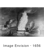 #1656 The Burning Of The Fregate The Philadelphia In The Harbor Of Tri