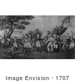 #1707 Surrender Of General Burgoyne At Saratoga