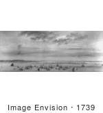 #1739 The French Squadron Anchored Before New York