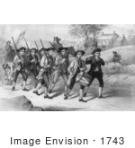 #1743 Heroes Of 1776 Marching To The Fight