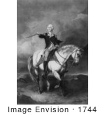 #1744 Washington Receiving A Salute On The Field Of Trenton