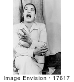 #17617 Picture Of Blues Vocalist Billie Holiday Singing