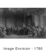 #1780 Franklin Before The Lords In Council Whitehall Chapel London
