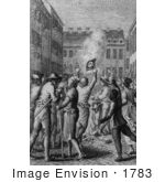 #1783 Burning Of The Stamps In Boston August 1765