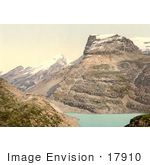 #17910 Picture Of Mountains Around A Lake Passhohe Schwarenbach Altels And Rinderhorn Bernese Oberland Switzerland