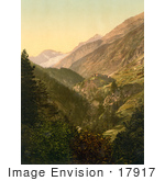 #17917 Picture Of Zmutt Valley And Glacier Switzerland