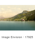 #17925 Picture Of Chateau De Chillon Chillon Castle On The Shore Of Geneva Lake Switzerland