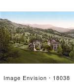 #18038 Picture Of Hillside Buildings In Schonbrunn Switzerland