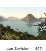 #18071 Picture Of Lugano And Monte San Salvatore