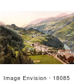 #18085 Picture Of The Villages Of Vulpera And Fetan Lower Engadin Graubunden Switzerland