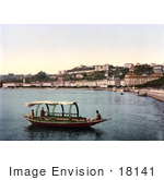 #18141 Photo Of A Boat On Lake Lugano Lugano Ticino Tessin Switzerland