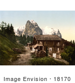 #18170 Photo Of The Sawmill In Rosenlaui Bernese Oberland Switzerland