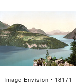 #18171 Photo Of The Village Of Seelisberg On Lake Lucerne Uri Switzerland