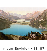 #18187 Photo Of Lake Silvaplana In The Valley Of Upper Engadine Grisons Switzerland