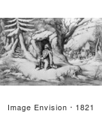 #1821 Washington At Valley Forge