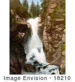 #18210 Photo Of A Waterfall In Rosenlaui Bernese Oberland Switzerland
