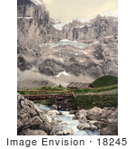 #18245 Photo Of Great Scheidegg And Glacier Bernese Oberland Switzerland