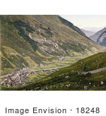#18248 Photo Of Village Of Vals Surselva Graubunden Switzerland