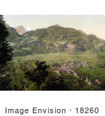 #18260 Photo Of The Village Of Meiringen In Oberhasli Berne Bernese Oberland Switzerland