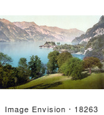 #18263 Photo Of The Village Of Iseltwald On Brienz Lake In Berne Bernese Oberland Switzerland