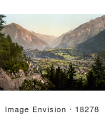 #18278 Photo Of The Village Of Meiringen Oberhasli Berne Bernese Oberland Switzerland