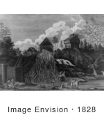 #1828 Saw Mill And Block House Upon Fort Anne Creek