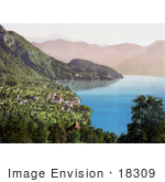 #18309 Photo Of The Village Of Vitznau On Lake Lucerne Switzerland