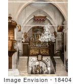 #18404 Photo Of The Interior Of The Church Of The Annunciation Nazareth Israel