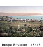 #18416 Photo Of The City Of Tiberias On The Shore Of The Sea Of Galilee Holy Land Israel