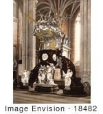 #18482 Photo Of The Pulpit At The Saint Bavon Abbey Ghent Belgium