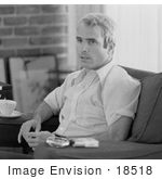 #18518 Photo Of John Mccain During An Interview After Being Released In 1974