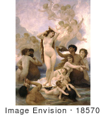 #18570 Photo Of The Birth Of Venus By William-Adolphe Bouguereau