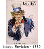 #1860 Uncle Sam In Leslie