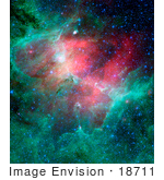 #18711 Photo Of The Eagle Nebula Messier Object 16 M16 Ngc 6611