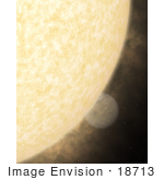 #18713 Photo Of A Hot Star And Planet In Visible Light