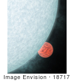 #18717 Photo Of A Hot Star And Planet In Infrared Light