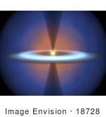 #18728 Photo Of A Steamy Solar System In Space
