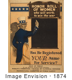 #1874 Uncle Sam About To Write On A Blackboard With Chalk