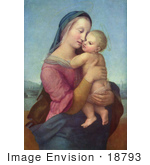 #18793 Photo Of A Woman Holding A Baby Tempi Madonna By Raphael