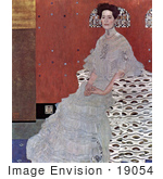 #19054 Photo Of A Portrait Of Fritza Riedler By Gustav Klimt