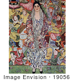 #19056 Photo Of A Portrait Of Friederike Maria Beer By Gustav Klimt