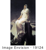 #19124 Photo Of The Spirit Of The Summit By Frederic Lord Leighton