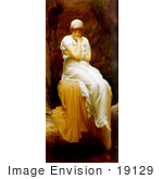#19129 Photo Of A Lone Woman Titled Solitude By Frederic Lord Leighton