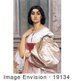 #19134 Photo Of A Roman Woman La Nanna By Frederic Lord Leighton