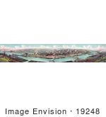 #19248 Photo Of Pittsburg Pennsylvania And Allegheny And Monongahela Rivers 1903