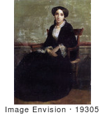 #19305 Photo Of A Portrait Of Genevieve Bouguereau